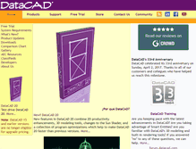 Tablet Screenshot of datacad.com